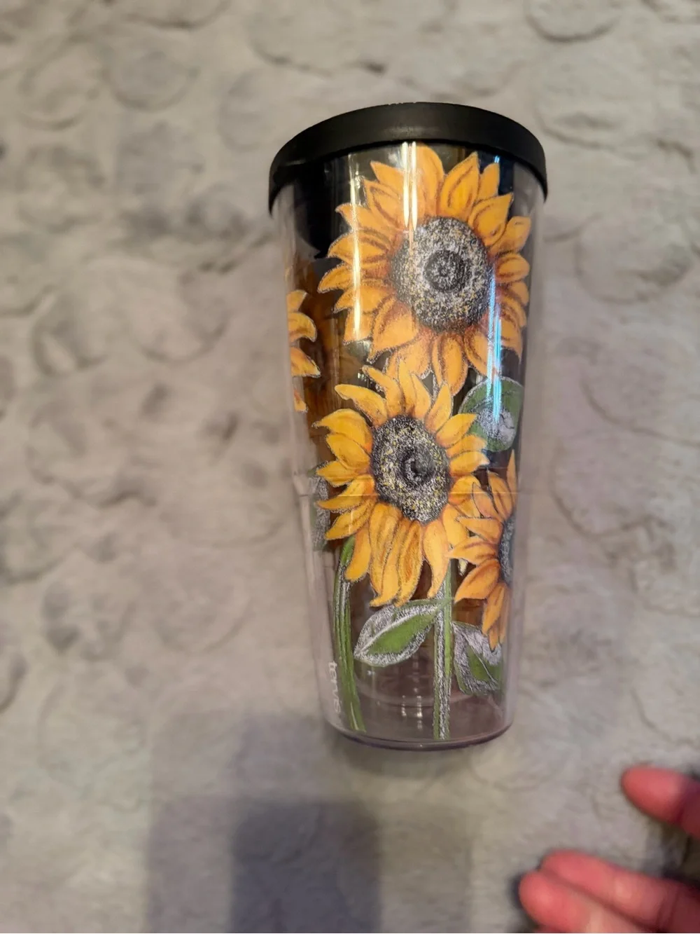 Tervis You Are My Sunshine Sunflower 24 Oz. Travel Tumbler - Black Lid